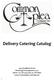 Delivery Catering Catalog