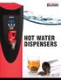 HOT WATER DISPENSERS
