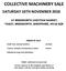 COLLECTIVE MACHINERY SALE