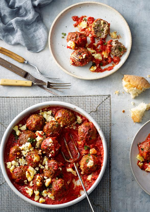 Beef, Zucchini and Haloumi Meatballs Delicious beef and haloumi meatballs are a perfect dish to share with your guests.