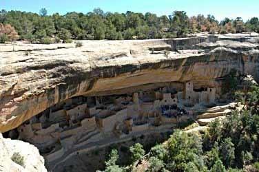 The Anasazi abandoned the