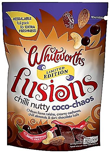Whitworths Fusion Chilli Nutty And Coco Chaos (United Kingdom, Sep 2015)