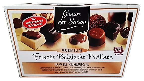 Gourmet options in private label, 2015 Genuss Der Saison Premium Feinste Begische Pralinen: Finest Belgian Pralines (Germany,