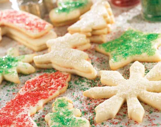 Sugar Cookies Traditional cut out cookies, perfect for the holidays or everyday!