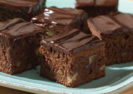 Chocolate Glazed Brownies Moist and dense, the ultimate chocolate dessert.