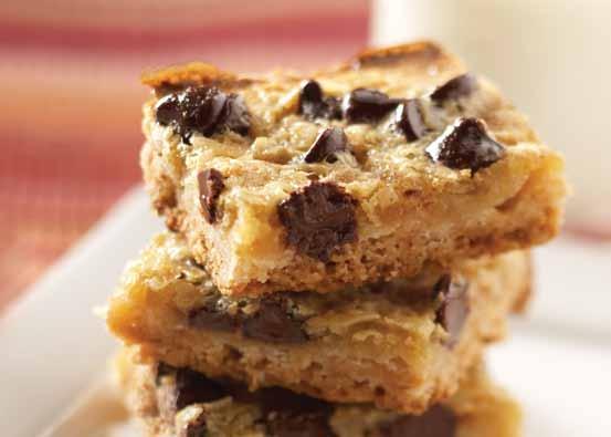 Gooey Chocolate Peanut Butter Bars The name says it all ooey and gooey.