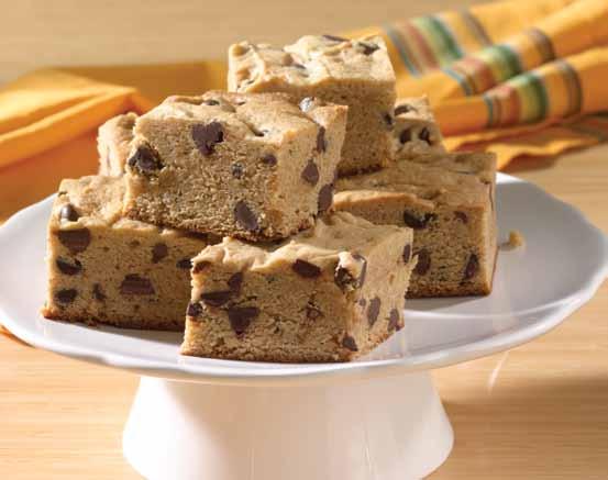 margarine, softened 1 cup brown sugar 2/3 cup Karo Light OR Dark Corn Syrup 2 eggs 1 teaspoon Spice Islands 100% Pure Bourbon Vanilla Extract 1 package (12 ounces) semi-sweet chocolate chips MIX
