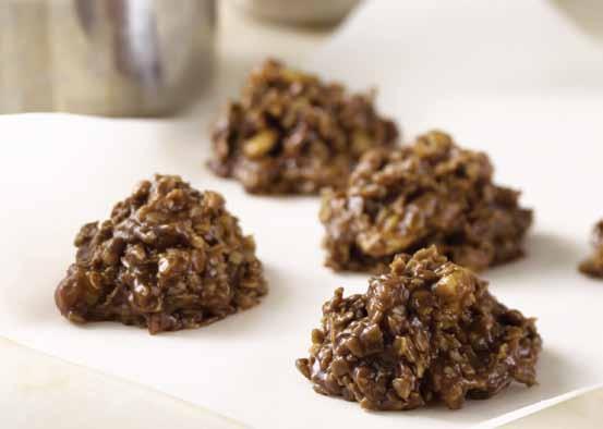 Chocolate No Bake Cookies A simple, delicious and decadent treat.