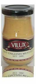 Sauce MUSTARD Products Size Vilux Hot English