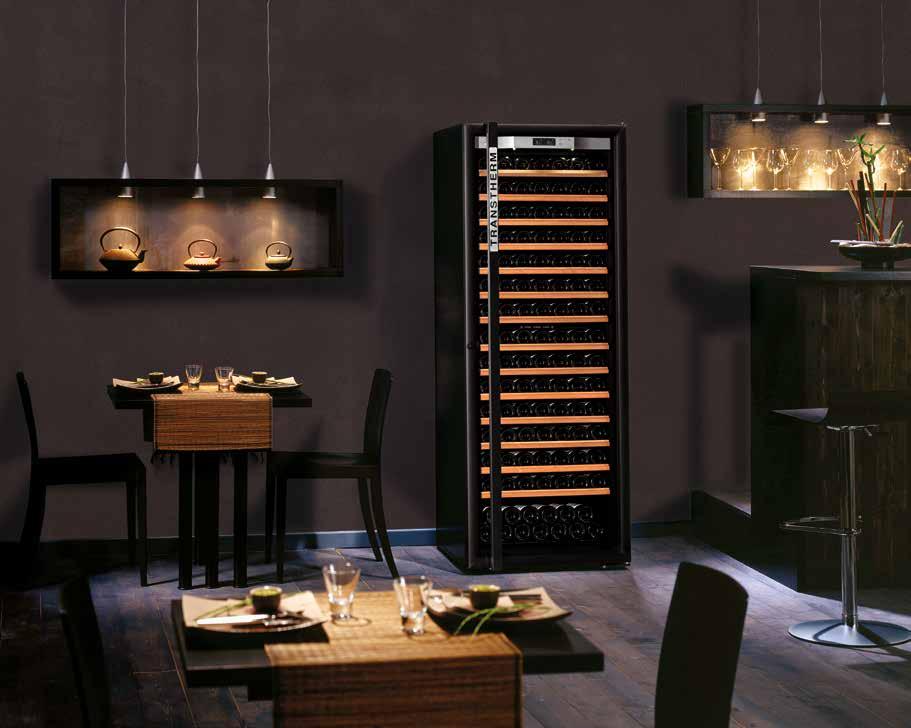 Multi-temperatures Cabinets Réserve Tobacco colour scheme - Solid door Temperature zones: Multi Bottle capacity: