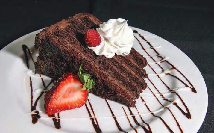 DESSERT DAVID S FAVORITE CHOCOLATE CAKE A thick slice