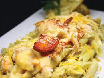COACH S TABLE LOBSTER MAC & CHEESE Maine lobster and penne pasta tossed in a creamy Gouda and sharp cheddar