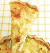 Chicken and Cheese Quiche with Green Mountain Farms Garlic & Herb Spreadable Cheese Your favorite Quiche pastry in a 10-inch pie plate. 1 container (8 oz.