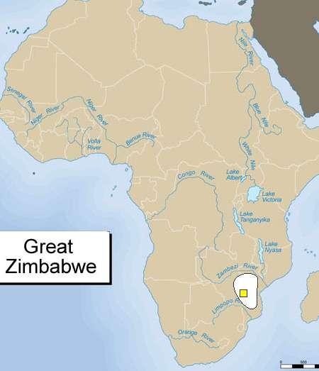 Great Zimbabwe Gold and ivory that enriched the coastal cities came from the interior of Southern Africa.