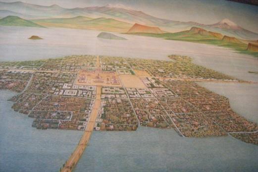 Aztec A nomadic tribe who settled on a lake in present-day Mexico. Capital city was called Tenochtitlan.