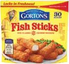 Selected Gorton s Fish Sticks or Fillets 24 ct.