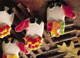Turkey Cookies 1 pouch (1 lb. 1.5 oz.) Betty Crocker sugar cookie mix 1/2 c. margarine or butter, melted 1 egg 1/4 c.