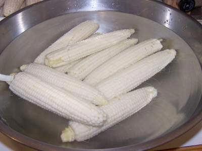 Blanching times generally vary from one to 10 minutes, depending on the vegetable. the duration should be just long enough to stop the action of the enzymes. http://www.pickyourown.org/freezingcorn.