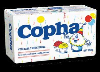 Kids Parties with Copha For many of us, thoughts of our childhood birthday parties, evoke fond memories the memory of delicious sweet treats, many made with Copha, and those simple but fun party