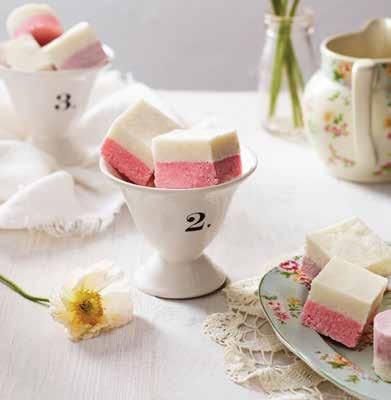Coconut ice This delicious no-bake coconut ice recipe is simple and quick to make and is an old favourite that the kids will love.