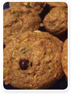2. Zucchini Muffins Preheat your oven to 350, then drop into a blender 2 eggs 1 tbsp. applesauce 1 1/2 c. of shredded zucchini (peeled before shredding) 1/2 tsp. vanilla 2 tbsp.