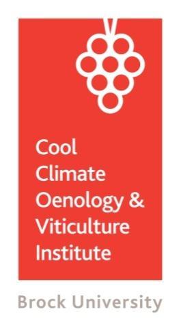 Cool Climate Oenology & Viticulture Institute Brock University Niagara Region 500 Glenridge Avenue St. Catharines, ON L2S 3A1 Canada T 905 688 5550 x4471 F 905 688 3104 brocku.