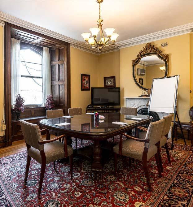 for meetings, presentations, negotiations and board retreats.