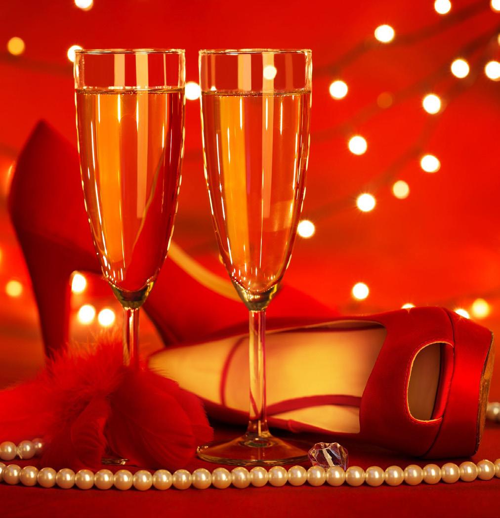 Moulin Rouge Christmas Party Enjoy arrival drinks on the red carpet and a three course festive meal along with half a bottle of wine per person.