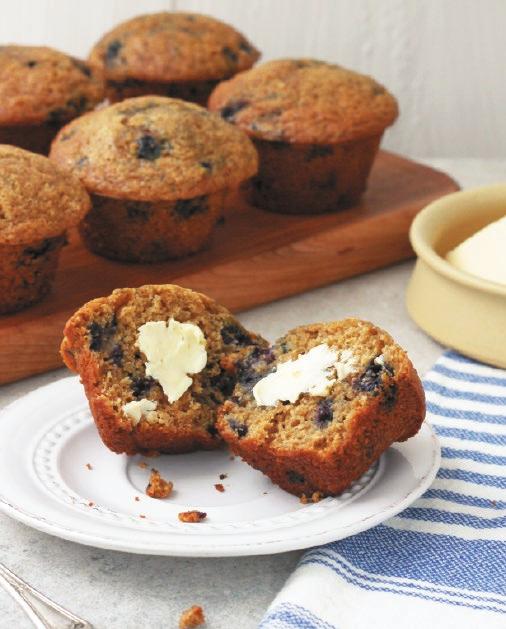 WHOLE WHEAT BLUEBERRY MUFFINS PREP TIME: 15 MINUTES MAKES: 14 MUFFINS BAKING TIME: 20-25 MINUTES FREEZING: EXCELLENT 2 cups (500 ml) Robin Hood Original All Purpose Flour, spooned in 1 cup (250 ml)