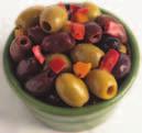 Greece Marrakech Bar Mix Da140 (3kg) Green and purple olives flavoured with North African Chermoula spice: cumin,