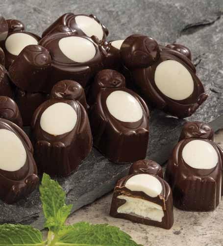 white confection bellies are bursting with frosty mint. 6 oz. box.