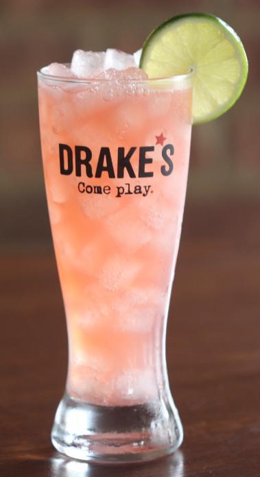 Prickly Pear Para Mi VESSEL: 16oz Drake s Pilsner 1.5 oz El Jimador silver tequila.5 oz Triple Sec.5 oz Finest Call Prickly Pear.5 oz Cranberry Juice 1.