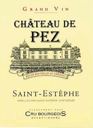 Bordeaux BORD0090 CHATEAU DE PEZ ST ESTEPHE 2009 A St Estephe with life and zest and a delicious fresh fruitiness, lovely stone fruit character, juicy and supple. Drink 2014-2024.