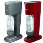 SodaStream Genesis Soda Machines Genesis home soda makers offer the sleek, modern silhouette of the Pure home soda maker at a