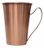 3doz # 01260 Copper Mug carved 600ml