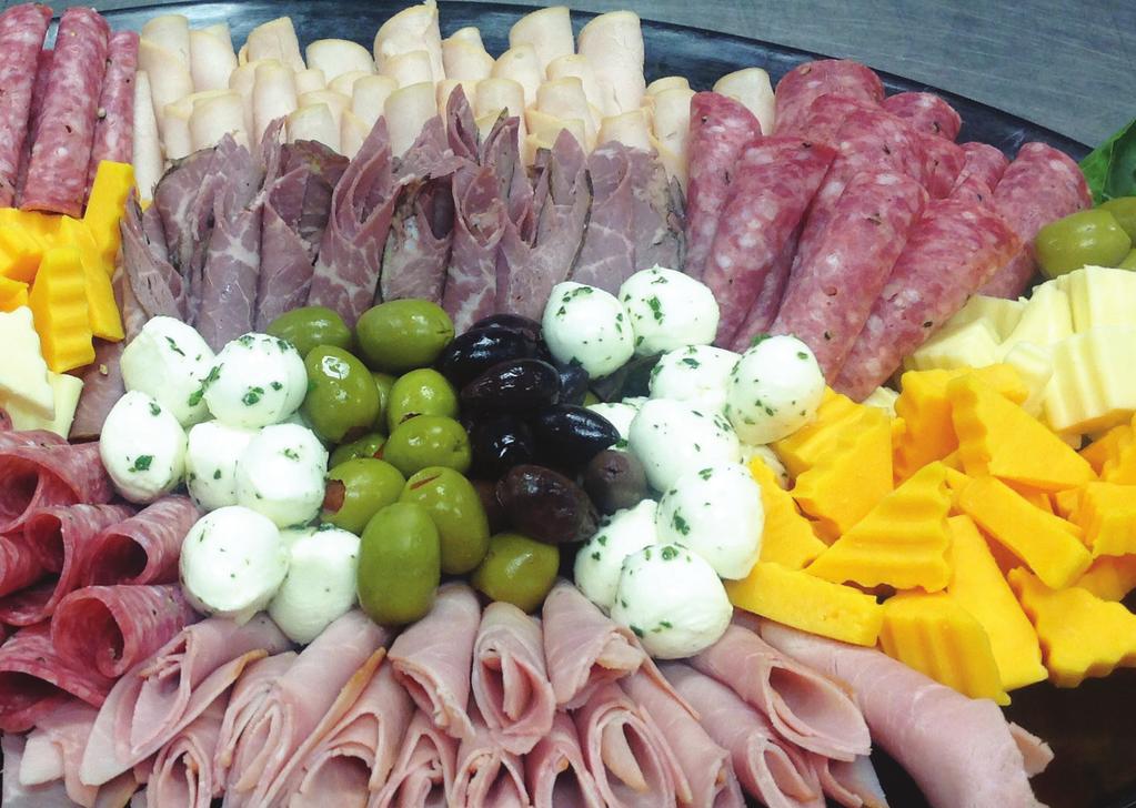 CULINARY ARTSCatering 541-682-2423 Finger Foods Prices are per guest. Minimum of 10 servings per item. Each serving is 2 pieces. Meeting Munchies A selection of snacks perfect for afternoon meetings!