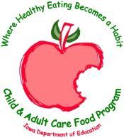 blue Iowa Child and Adult Care Food Program Reimbursable Foods for Infants June 2011 This guidance is to provide additional information about what foods may or may not be counted as reimbursable when