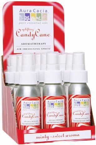 Uplifting Candy Cane Air Freshening Spritz Counter Display, 12-ct. Contains 12 units of (0.5 oz.
