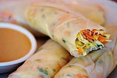 Vegetable Spring Rolls (1a) Dinner 1 Almond Chicken & Broccoli Saute; Vegetable Spring Rolls In Vietnam, spring rolls, sometimes called summer rolls, are a delicacy referring to the freshness of the