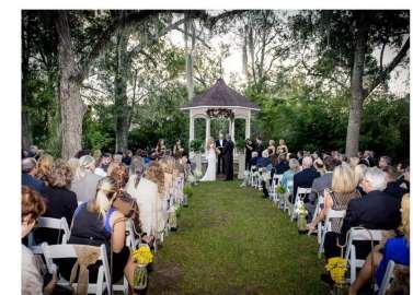 Wedding Ceremony The Lakehouse & Maison Lafitte Ceremony Rental $500 The Lakehouse OR Maison Lafitte Enjoy the luxury of hosting your wedding ceremony and reception all at the same venue.