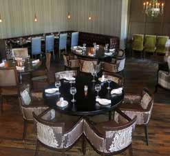 Events in the Main Dining Room: up to 150 Restaurant Buy-Outs Yes THE MAIN DINING ROOM WEST SIDE THE PATIO the dish.