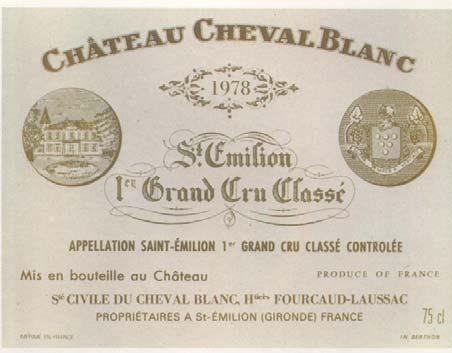 Great Vintages: Michael Broadbent 1947 Ch. Cheval-Blanc, St.-Emilion For those who were unaware of its success in the 1921 and 1929, 1947 was the first really eye-opening vintage of Cheval-Blanc.