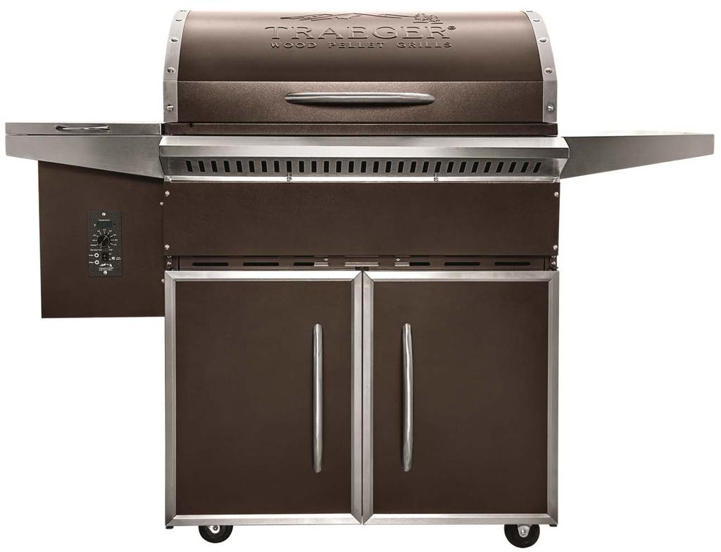 OWNER S MANUAL CAN400.02 RESIDENTIAL PELLET GRILL-SMOKER FOR OUTDOOR USE ONLY! TASTE THE DIFFERENCE Please read this entire manual before assembly, installation of your Traeger Pellet Grill.