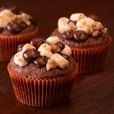 Rocky Road Cupcakes Yield: 2 servings 2 cups (2 oz.