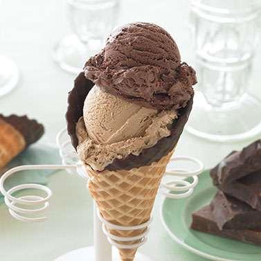 Luscious Chocolate Ice Cream Yield: quart ¼ cup (.5 oz.