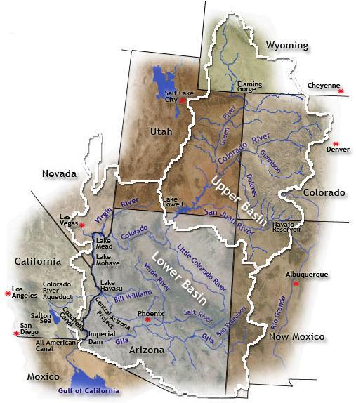 Reconstructions for the Colorado River Basin Upper Colorado River (Lees Ferry gage) Lower Colorado River basin