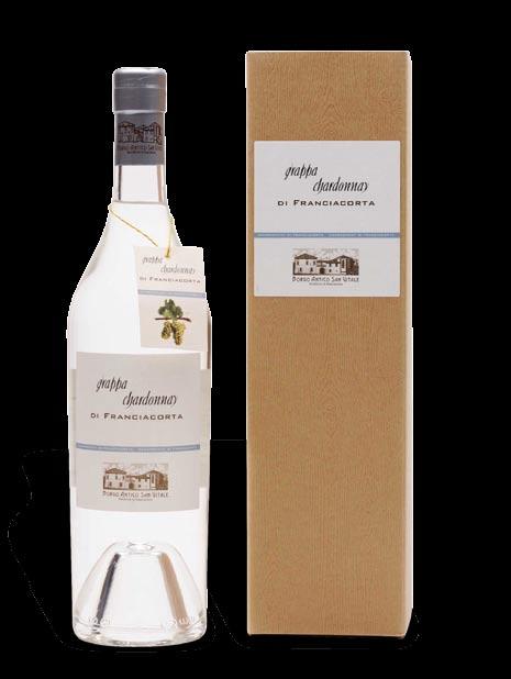 grappa chardonnay di Franciacorta Size Grapes 700 ml Chardonnay selected from Franciacorta.