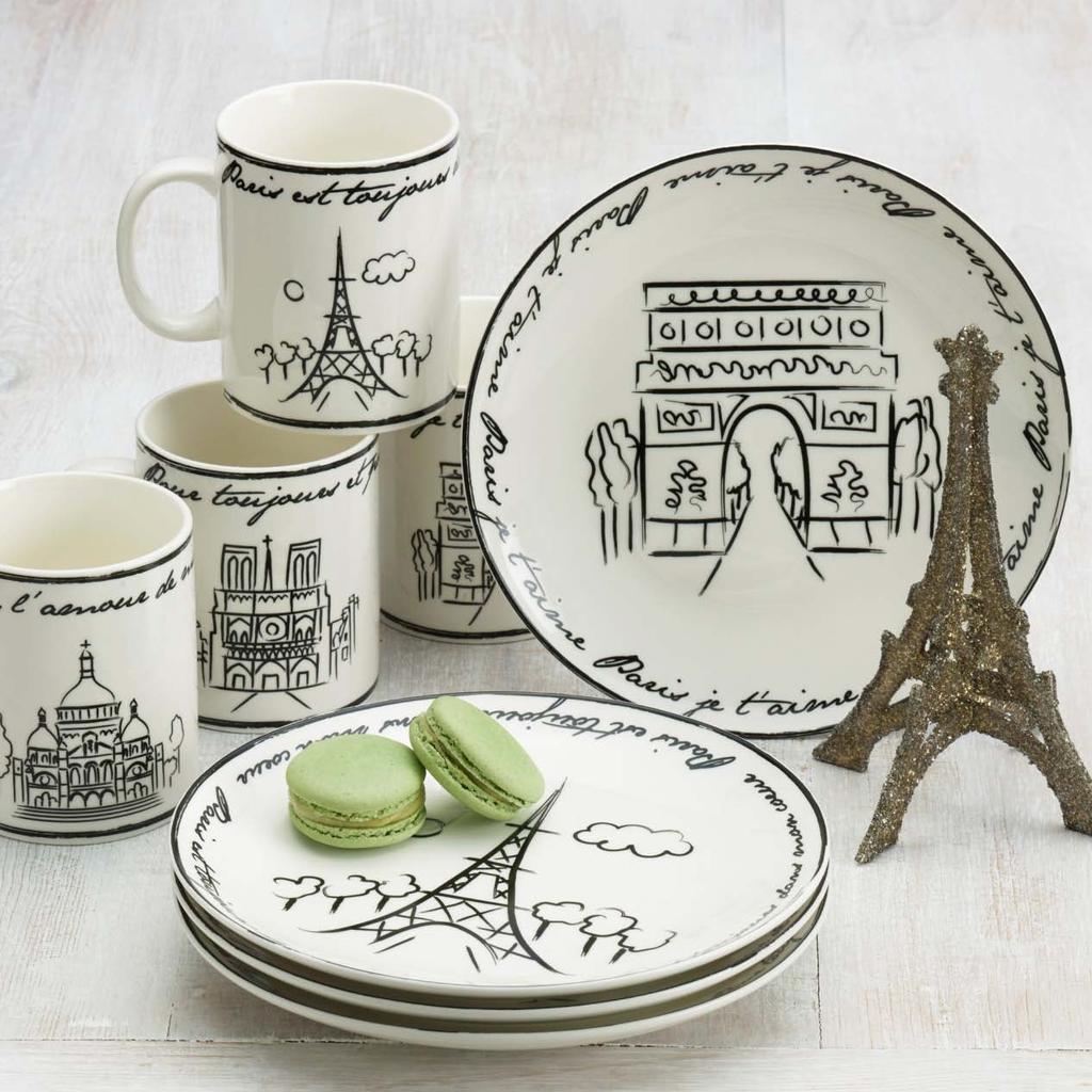 Mikasa Paris Giftware Named after one of the most famous cities in the world, Mikasa Paris porcelain gifts bring a taste of Paris familiar