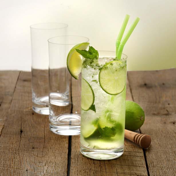 The sleek, contemporary design of this clear elegant drinkware is great for everyday use and can also add some