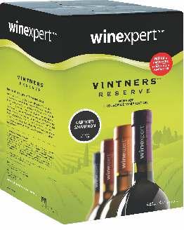 Vintners Reserve Maximum varietal character, flavour and aroma in a 4 week wine kit New & Improved!